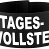 Klett-Armbinde 10 cm Höhe bedruckt mit TAGESVOLLSTE
