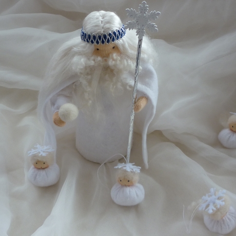 3 Schneeflöckchen im Set