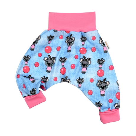 2-tlg Baby Pumphosen-Set Erstlingsoutfit Süßes Koala-Mädchen 