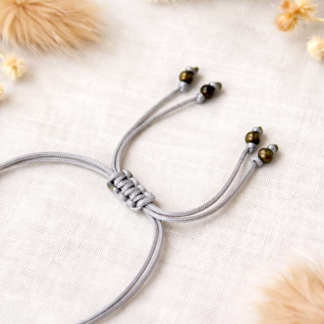 Makramee Armband Taube – Symbol Schmuck, verstellbar