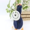 Universal-/Kosmetiktasche bestickt Beauty Bag Handmade Unikat