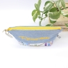 Universal-/Kosmetiktasche bestickt Reiseapotheke Palmen Handmade