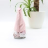 Bestickte Universaltasche Rosa „Beauty to go“ Handmade genäht