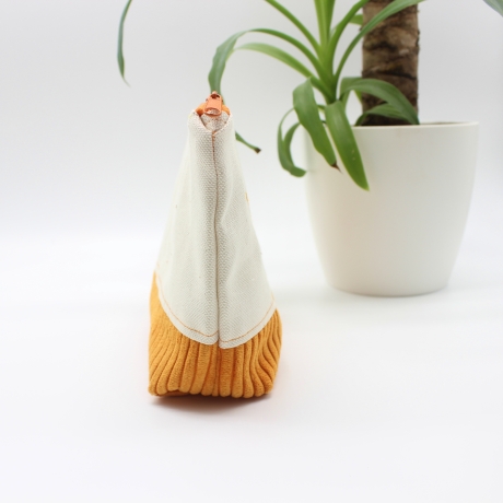 Bestickte Universaltasche Beige „Summer Vibes“ Handmade Unikat