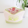 Bestickte Universaltasche Beige „Camper“ Handmade Unikat