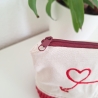 Bestickte Universaltasche Beige „Ahoi“ Handmade Unikat