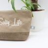 Bestickte Universaltasche „Salty Life“ Sommerlich handmade