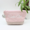 Bestickte Universaltasche Rosa „Surfer Girl“ Sommerlich handmade