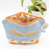Bestickte Kosmetiktasche Jeans „Beauty Queen“ – handmade Unikat