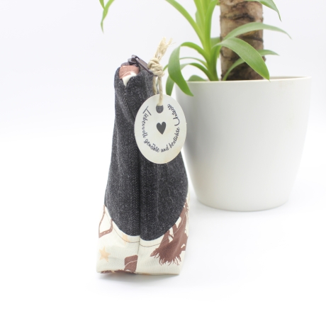 Universal-/Kosmetiktasche bestickt Howdy Handmade Geschenkidee