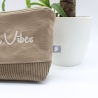 Bestickte Universaltasche „Beach Vibes“ Sommerlich Handmade