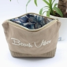 Bestickte Universaltasche „Beach Vibes“ Sommerlich Handmade