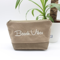 Bestickte Universaltasche „Beach Vibes“ Sommerlich Handmade
