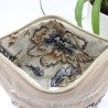 Bestickte Universaltasche Braun „You're Beautiful“ Handmade