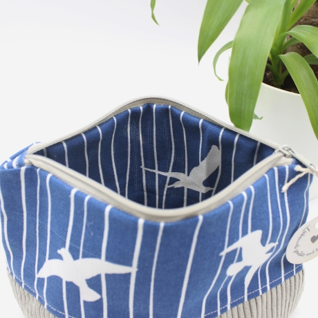 Universaltäschchen aus Canvas & Cord - Möwen Meerliebe