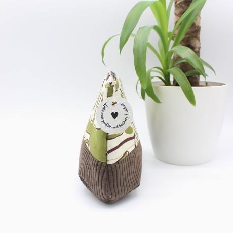 Universaltäschchen aus Canvas & Cord - Sommerlich Palmen