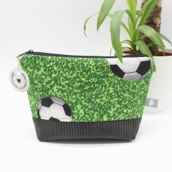 Universaltäschchen aus Canvas & Cord - handgenähtes Unikat