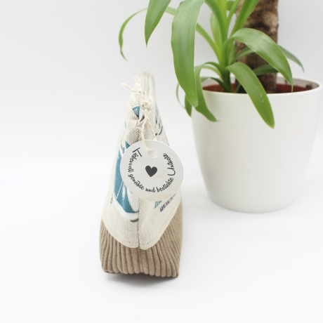 Universaltäschchen aus Canvas & Cord - Urlaub Vibes Surfen