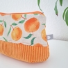 Universaltasche aus Canvas & Cord - Orangen Orange Beige