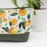 Universaltäschchen aus Canvas & Cord - Sommerlich Orangen