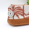 Universaltäschchen aus Canvas & Cord - Palmen Sommerlich