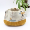 Universaltäschchen aus Canvas & Cord - Surfer Girl
