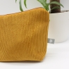 Universaltäschchen Cord Gelb Uni - Sommerlich Orangen