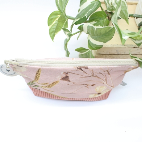 Universal-/Kosmetiktasche Altrosa Geschenkidee Handmade Unikat