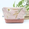 Universal-/Kosmetiktasche Altrosa Geschenkidee Handmade Unikat