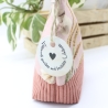 Universal-/Kosmetiktasche Altrosa Geschenkidee Handmade Unikat