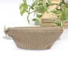 Universal-/Kosmetiktasche Cord Braun Handmade Unikat