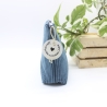 Universal-/Kosmetiktasche Cord Dunkelblau Handmade Unikat
