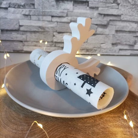 Rentier Weihnachten Deko, Serviettenring, Serviettenhalter