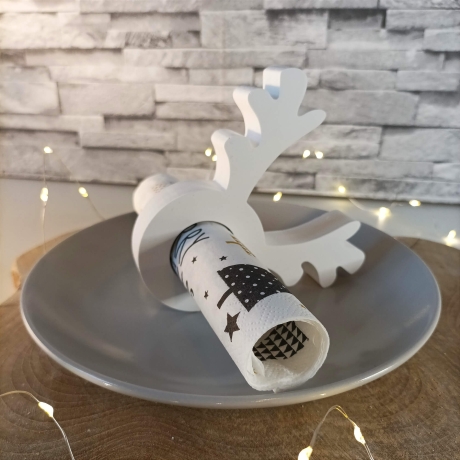 Rentier Weihnachten Deko, Serviettenring, Serviettenhalter