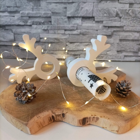 Rentier Weihnachten Deko, Serviettenring, Serviettenhalter