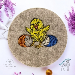 Einzeldatei Küken - Größe: 6.51 x 5.25 cm