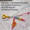 Taschenanhänger personalisierter Schlüsselanhänger Ranzenbaumler
