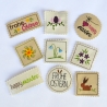 Stickdatei Label Ostern 9 Motive