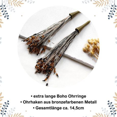 Boho Ohrhänger 'Maye' | Statement Ohrringe