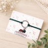 Lederarmband mit Ring Silver Circle - Schmuck aus Leder