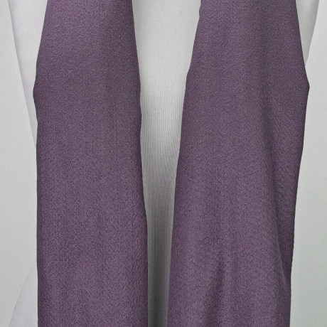 Damen-Kaschmir-Schal mit Fransen, 200x75 cm, lila