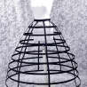 Lange Gothic Käfig-Krinoline – Reifrock 300 cm, Viktorianisch