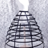 Lange Gothic Käfig-Krinoline – Reifrock 300 cm, Viktorianisch