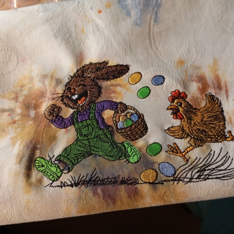 wer ist wohl schneller? - Größe 15.28 x 10,38 cm