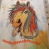 Crazy Horse - MIT Spruch  - Größe 12.85x19.76 cm
