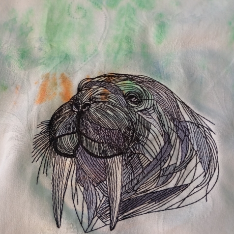 Walross - 15.76 x 14.10 cm