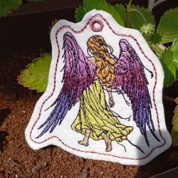 ITH  Anhänger - Engel 04 - 7.44 x 7.85 cm