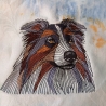 Australian Shepherd - 15.79 x 15.04 cm