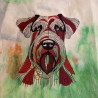 Schnauzer - 15.30 x 17.91 cm