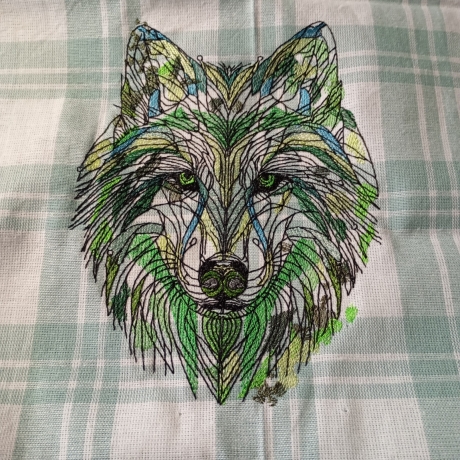 Wolf - 19.48 x 25.79 cm